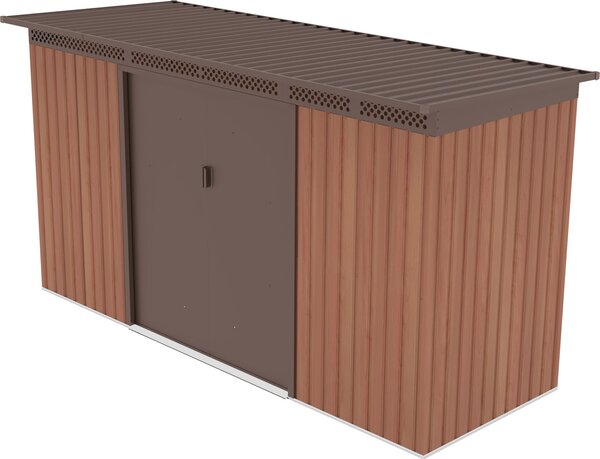 Zahradní domek G21 GRAH 483 - 340 x 142 cm, hnědý