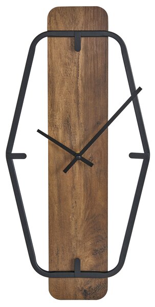 Nástěnné hodiny CLISSON 25 cm Hnědá
