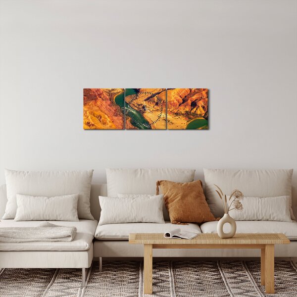 Obraz - Grand Canyon (s hodinami) (90x30 cm)