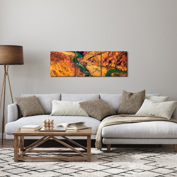 Obraz - Grand Canyon (s hodinami) (90x30 cm)