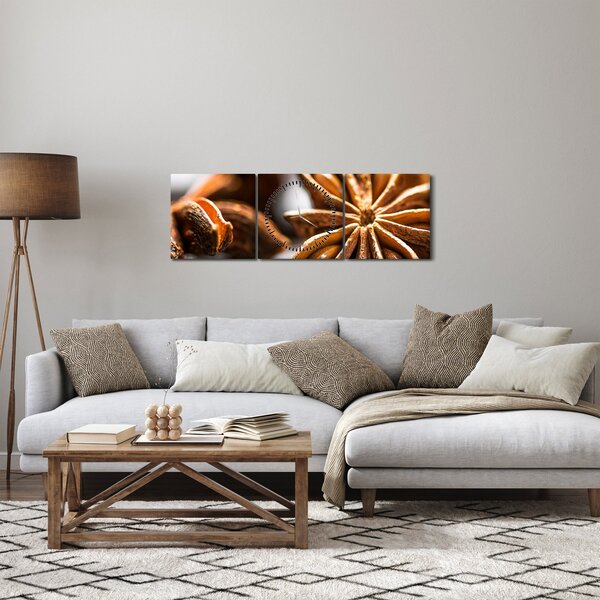 Obraz - Anýz (s hodinami) (90x30 cm)