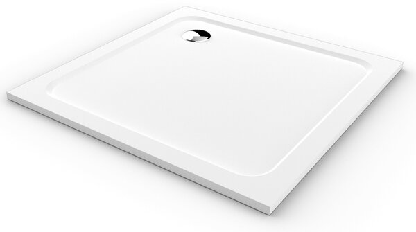 WellMall ROCKY 70x70x3 čtvercová mramorová vanička 8595703804793