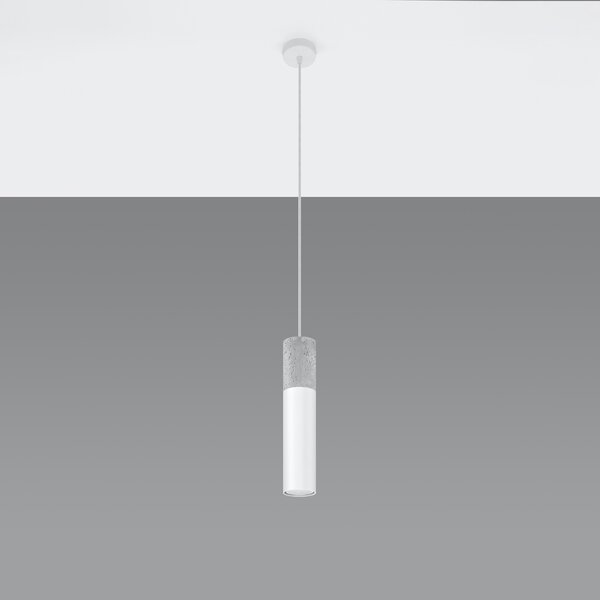 Sollux Lighting Závěsné svítidlo BORGIO 1 bílé