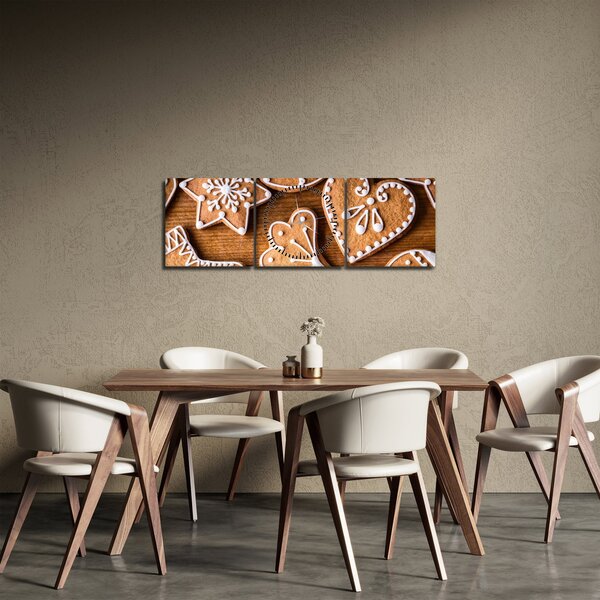 Obraz - Perníčky (s hodinami) (90x30 cm)