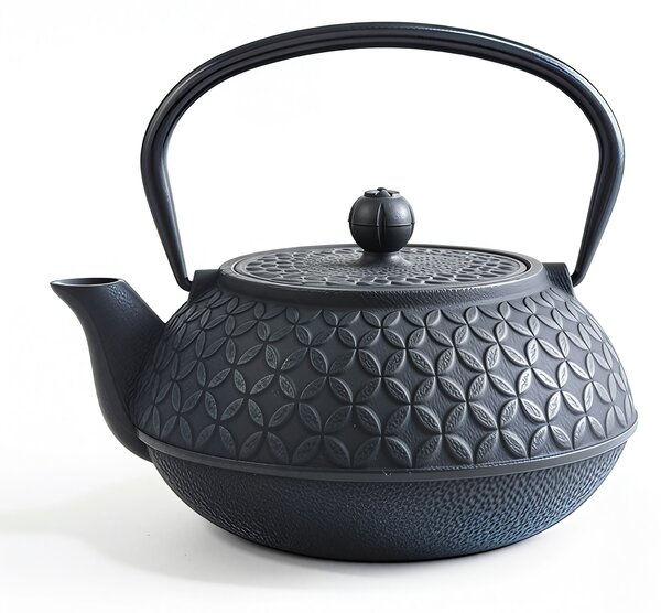 Litinová čajová konvice s filtrem SABI, 1000 ml, černá