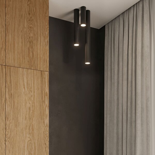 Sollux Lighting Stropní svítidlo LAGOS 60 černé