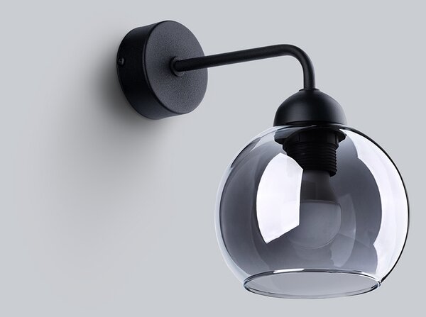Sollux Lighting Nástěnné svítidlo ALINO 1 černé