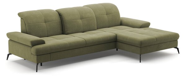 ROHOVÁ SEDAČKA, textil, světle zelená Sit & More - Sedací soupravy, Online Only