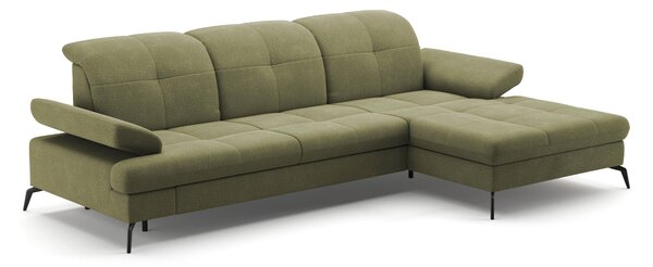 ROHOVÁ SEDAČKA, textil, světle zelená Sit & More - Sedací soupravy, Online Only