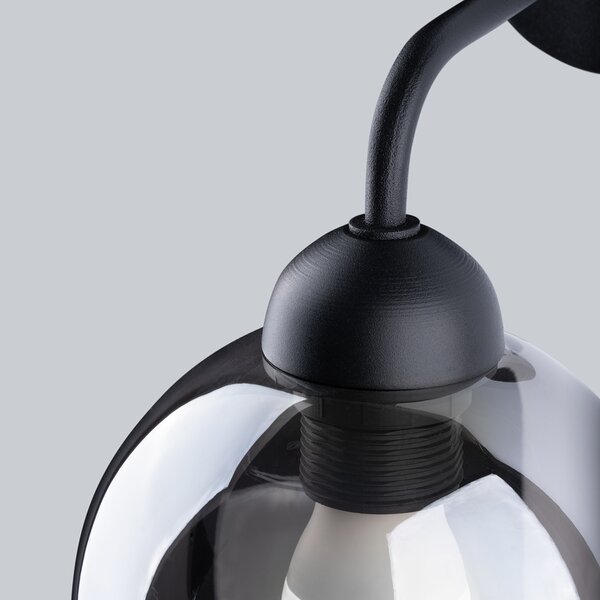 Sollux Lighting Nástěnné svítidlo ALINO 1 černé