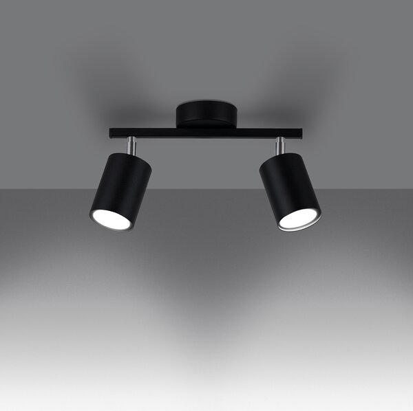Sollux Lighting Stropní svítidlo LEMMI 2 černé