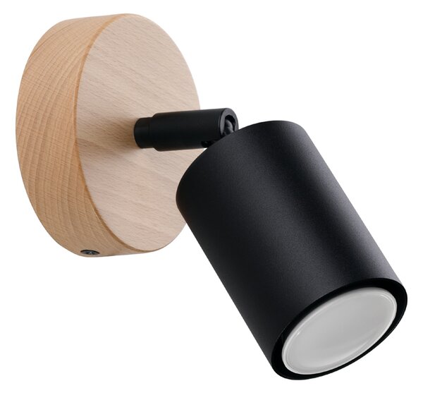 Sollux Lighting Nástěnné svítidlo VERDO černé