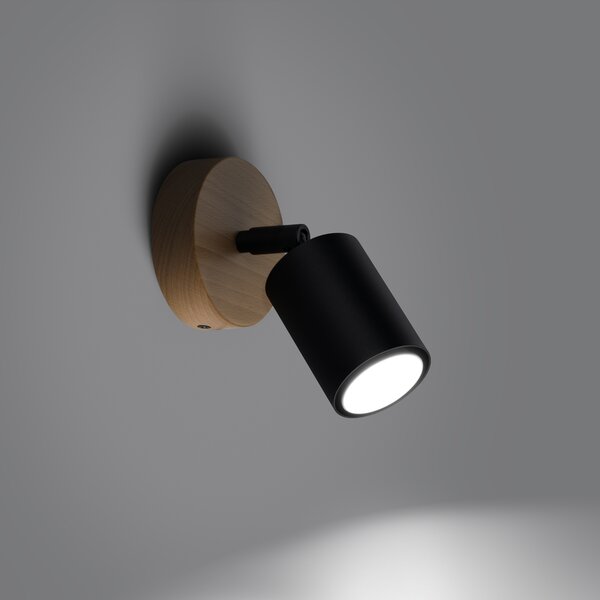 Sollux Lighting Nástěnné svítidlo VERDO černé