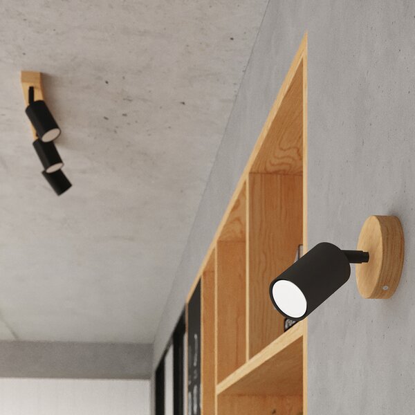 Sollux Lighting Nástěnné svítidlo VERDO černé