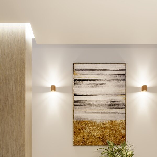Sollux Lighting Nástěnné svítidlo ORBIS 1 zlaté