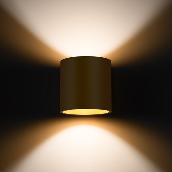 Sollux Lighting Nástěnné svítidlo ORBIS 1 zlaté