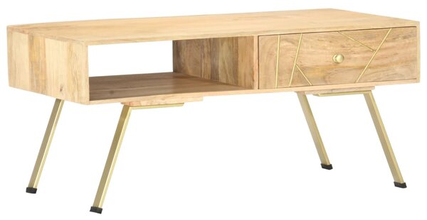 Konferenční stolek 95 x 50 x 42 cm masivní mangovníkové dřevo