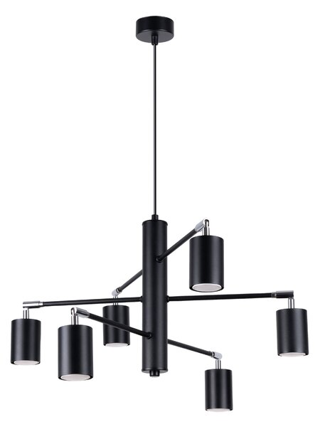 Sollux Lighting Lustr LEMMI 6 černý