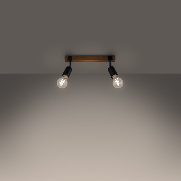 Sollux Lighting Stropní svítidlo ZUCA 2 černé