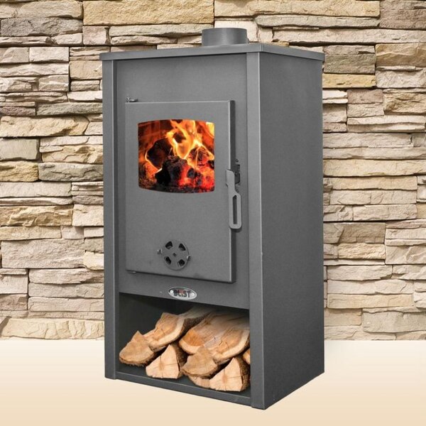 Krbová kamna BLIST B2 E s výměníkem, 13 kW, antracit