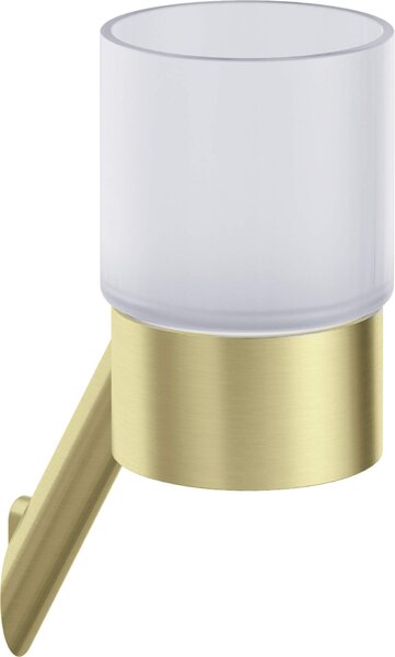 Deante Silia příslušenství, nástěnný koupelnový pohár, zlatá matná, DEA-ADI_R911