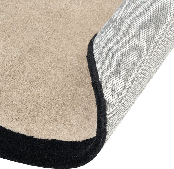 Koberec SAKARO Taupe ø 160 cm Vlna