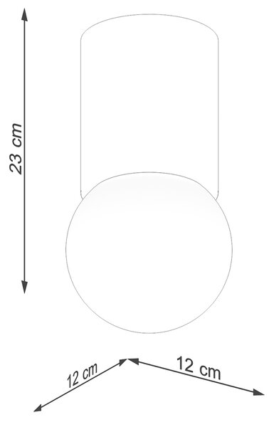 Sollux Lighting Stropní svítidlo BOOMO 12