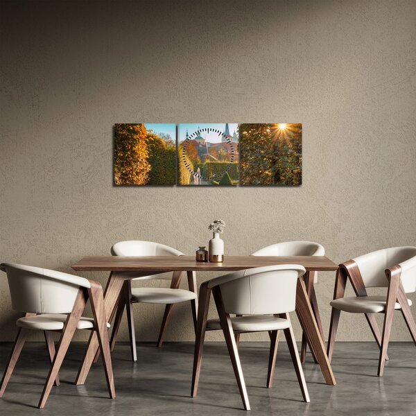 Obraz - Valdštejnský palác (s hodinami) (90x30 cm)