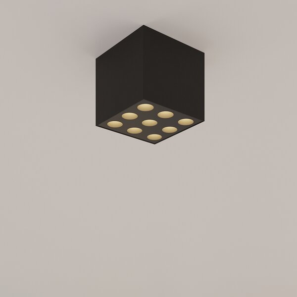 Sollux Lighting Stropní svítidlo OZZY černé LED