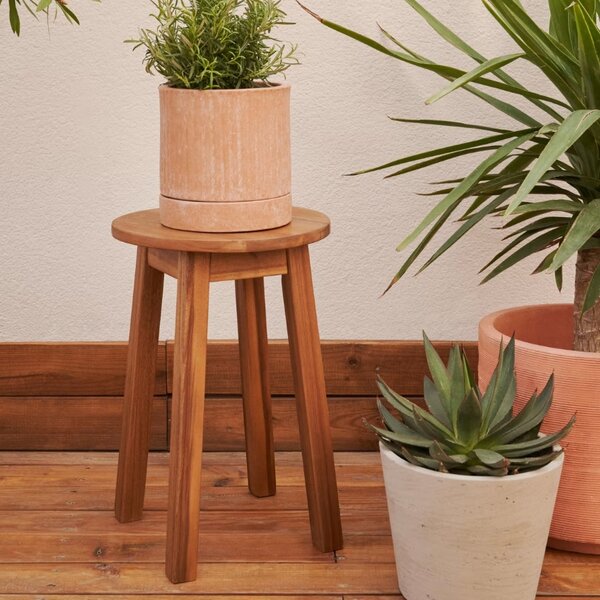 Akáciová zahradní stolička Kave Home Amel 46 cm