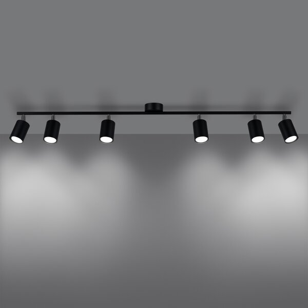 Sollux Lighting Stropní svítidlo LEMMI 6L černé