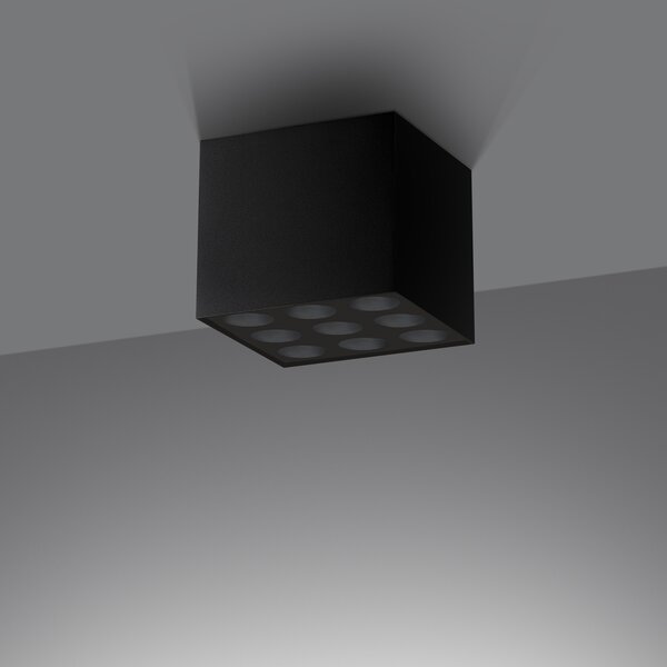 Sollux Lighting Stropní svítidlo OZZY černé LED