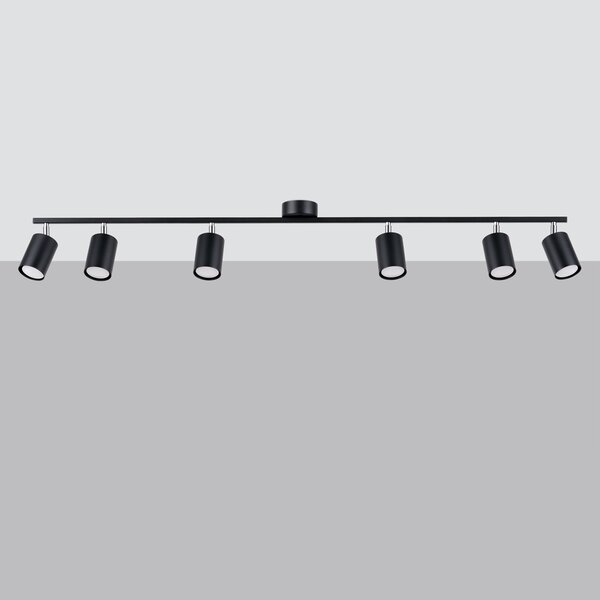 Sollux Lighting Stropní svítidlo LEMMI 6L černé
