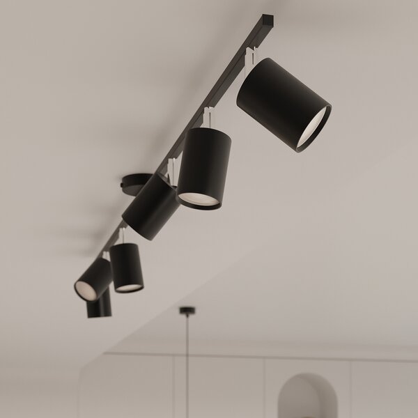 Sollux Lighting Stropní svítidlo LEMMI 6L černé
