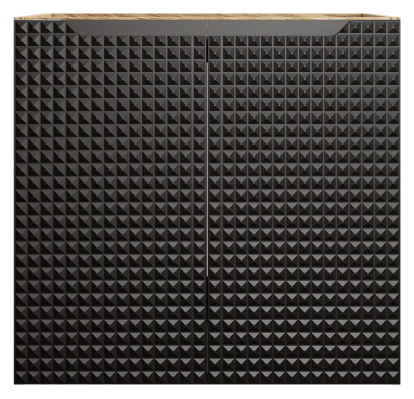 Comad Koupelnová skříňka pod umyvadlo Luxor Black 60 černá/dub olejovaný