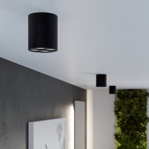 Sollux Lighting Stropní svítidlo ZOE černé LED