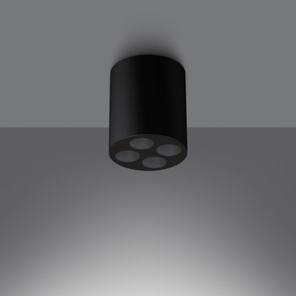 Sollux Lighting Stropní svítidlo ZOE černé LED