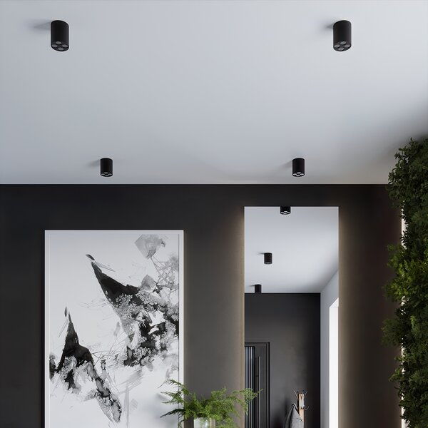 Sollux Lighting Stropní svítidlo ZOE černé LED
