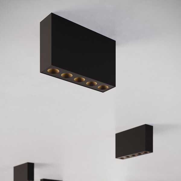 Sollux Lighting Stropní svítidlo SOLE černé LED