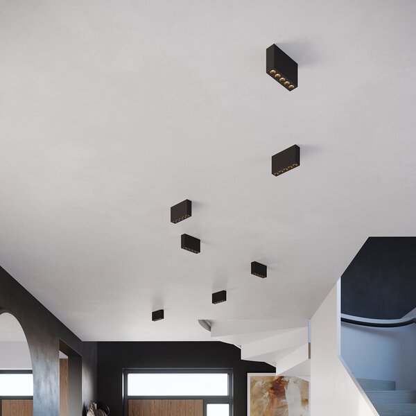 Sollux Lighting Stropní svítidlo SOLE černé LED