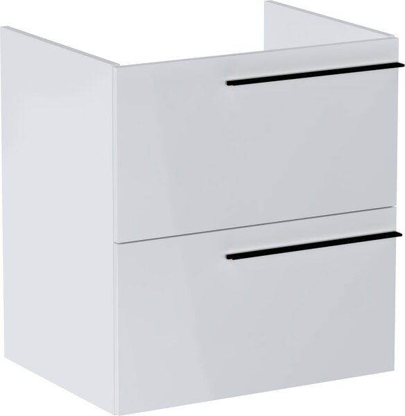 Roca Ella skříňka 58.5x44.6x63.5 cm pod umyvadlo závěsná bílá A857769806