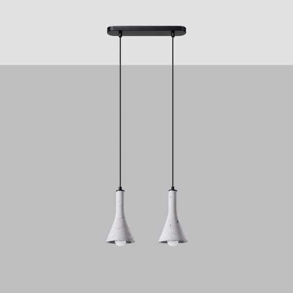 Sollux Lighting Závěsné svítidlo REA 2 beton