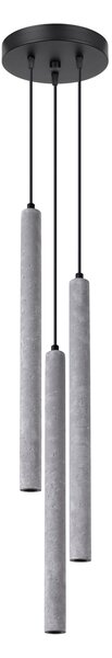 Sollux Lighting Závěsné svítidlo PASTELO 3P betonové