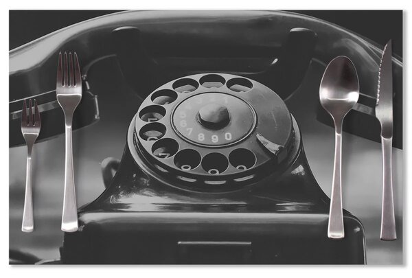 Sablio Prostírání Starý telefon: 40x30cm