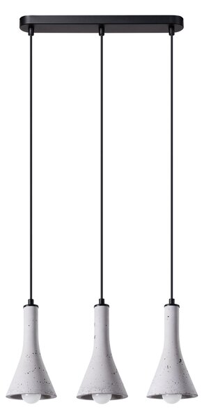 Sollux Lighting Závěsné svítidlo REA 3L beton