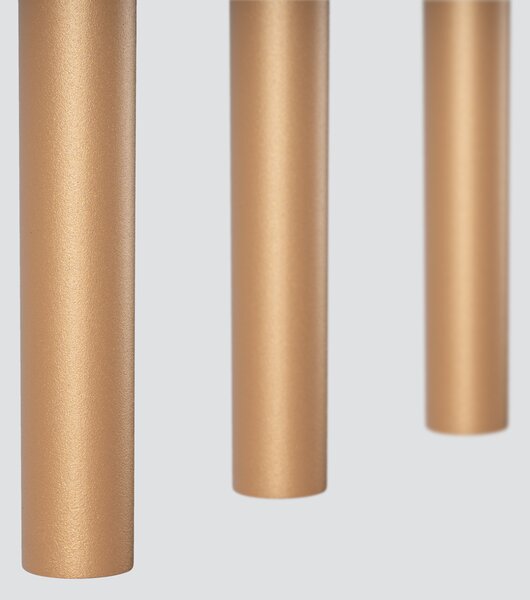 Sollux Lighting Závěsná lampa PASTELO 3L zlatá