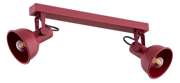 Argon 7173 - Bodové svítidlo LENORA 2xE14/7W/230V červená AR7173