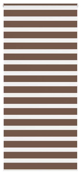Zebra roleta hnědá 95x200 cm šířka látky 90,9 cm polyester