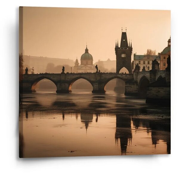 Sablio Obraz Praha Karlův most 1 - 50x50 cm