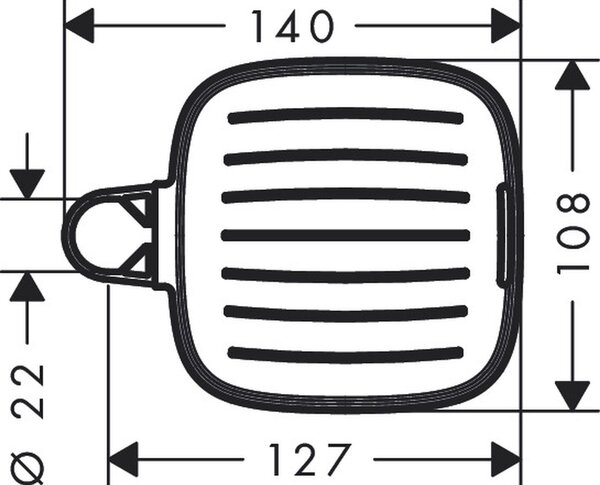 HANSGROHE 26519000 Cassetta E mýdlenka